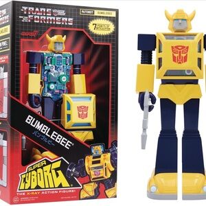 Transformers Bumblebee Super Cyborg Figure - Yellow and Blue